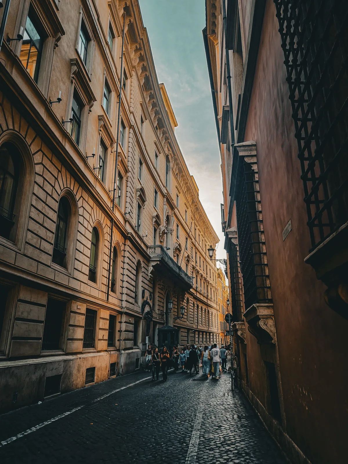 Golden Hour Alley — Rome — Italy