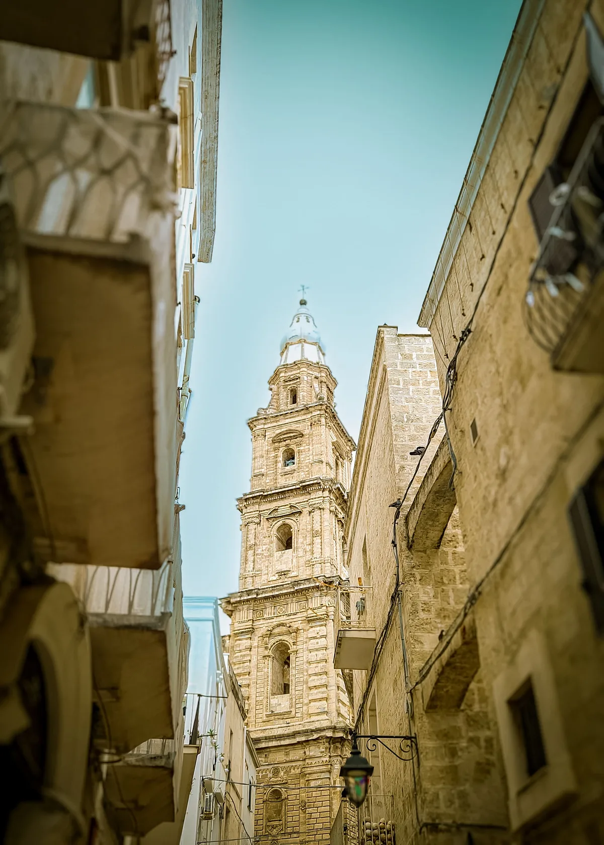 The Alley to the Bell Tower — Monopoli — Italy
