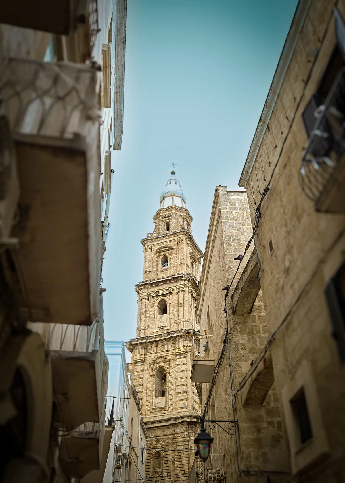 The Alley to the Bell Tower — Monopoli — Italy