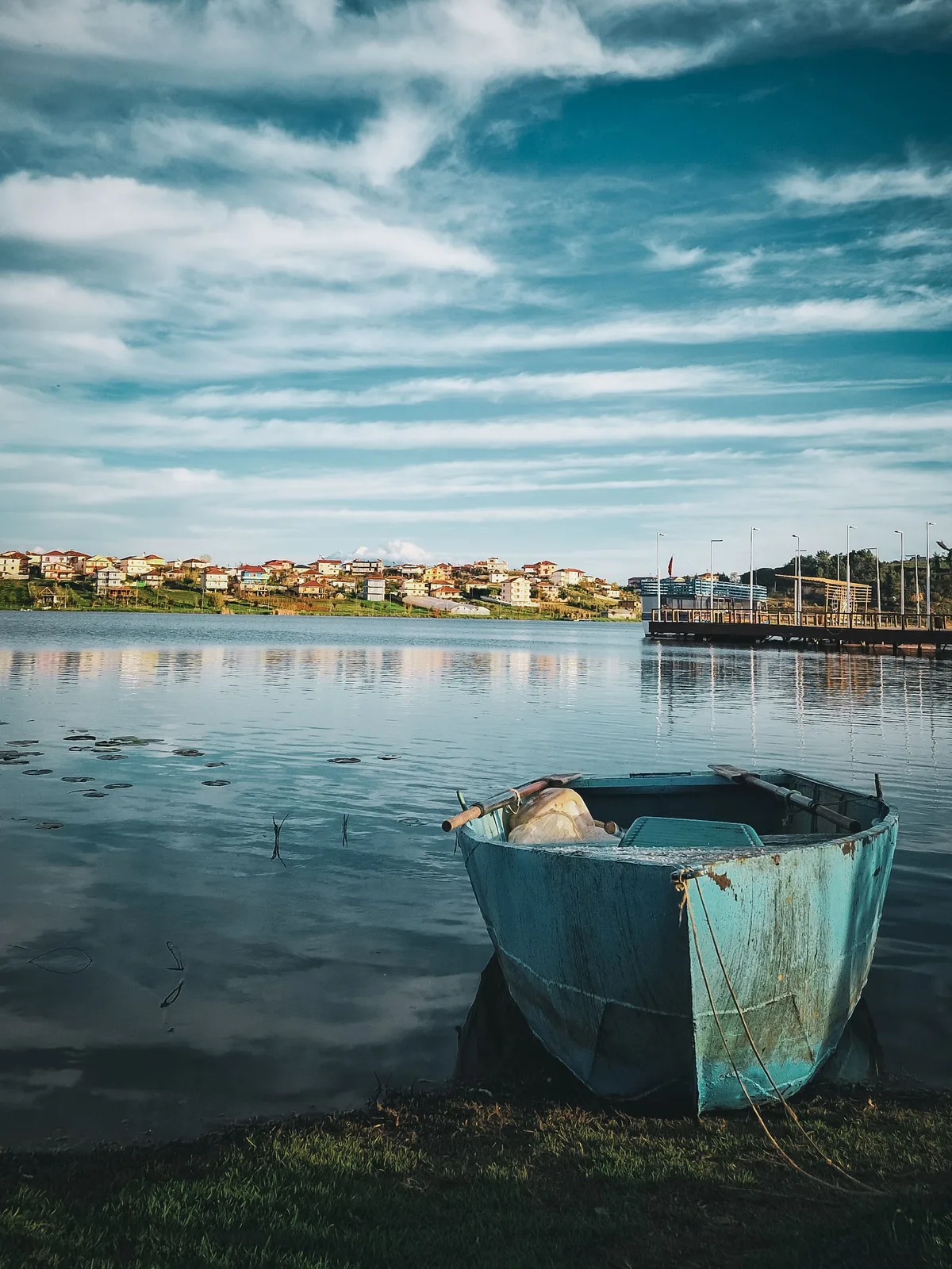 The Waiting Boat — Belsh — Albania