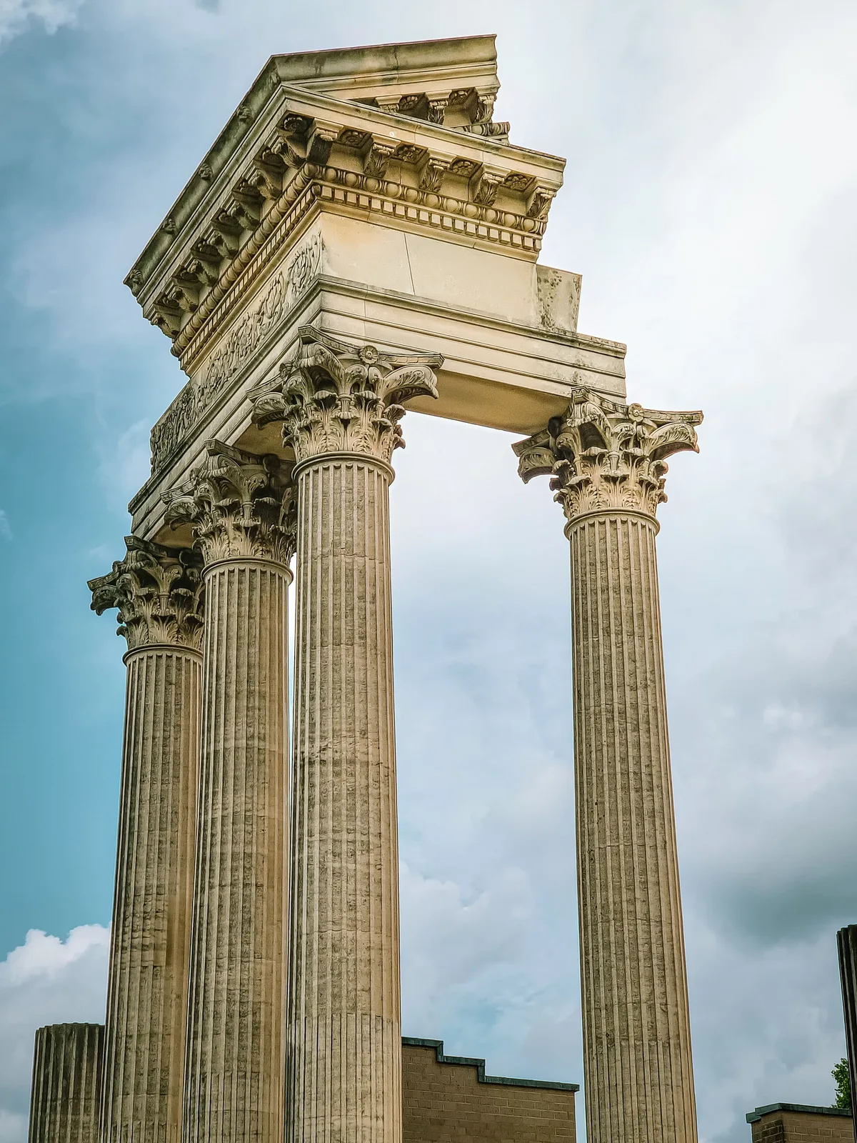 Three Standing Pillars — Xanten — Germany