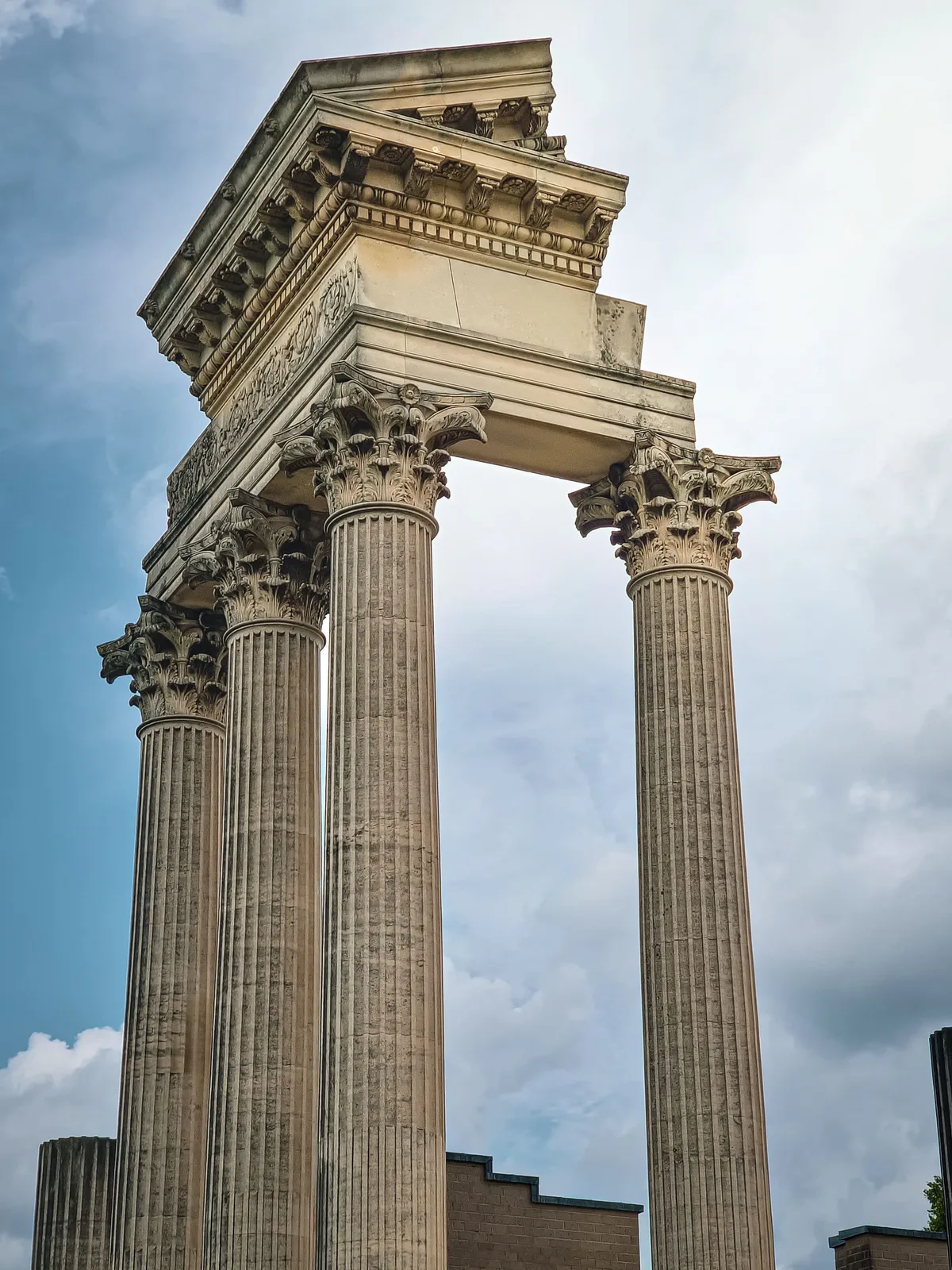 Three Standing Pillars — Xanten — Germany