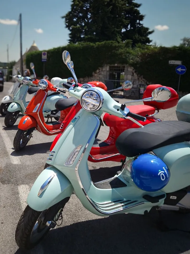 Vespas by the Trulli